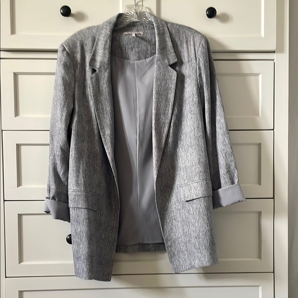 BCBGeneration Women’s Heather Gray Boyfriend Blazer Suit Jacket - Size Medium - Picture 1 of 5